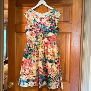 Rhyme Womens Floral Dress M